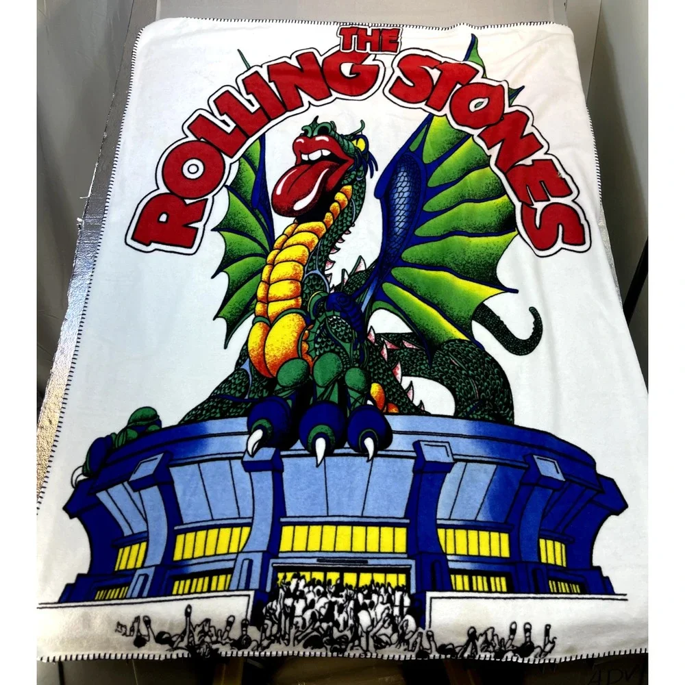 Vintage‎ Rolling Stones Tour Blanket 61
